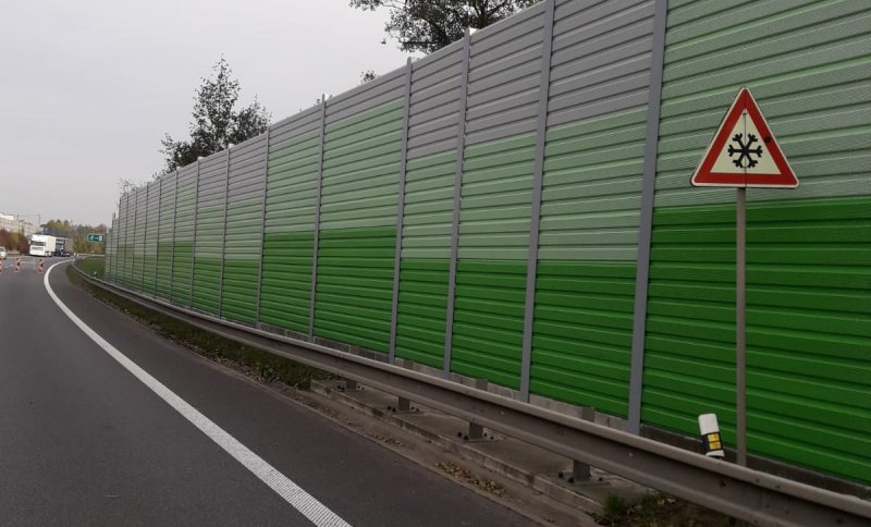 Hliníková protihluková stěna I/11, Bocanovice